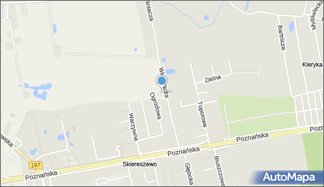 Piekary gmina Gniezno, Osiedle Truskawkowe, mapa Piekary gmina Gniezno