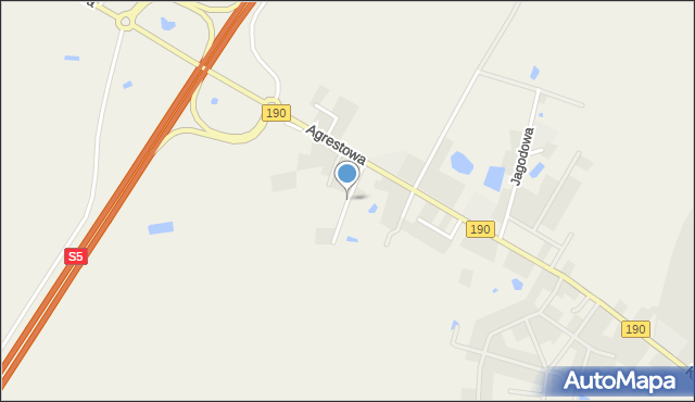 Piekary gmina Gniezno, Osiedle Zachodnie, mapa Piekary gmina Gniezno