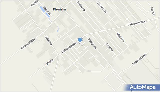 Plewiska gmina Komorniki, Osiedle Pogodne, mapa Plewiska gmina Komorniki