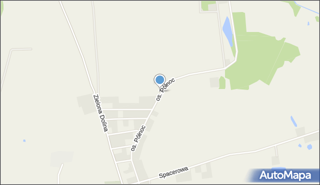 Przechlewo, Osiedle Północ, mapa Przechlewo