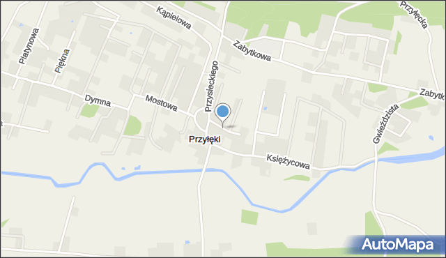 Przyłęki gmina Białe Błota, Osada, mapa Przyłęki gmina Białe Błota