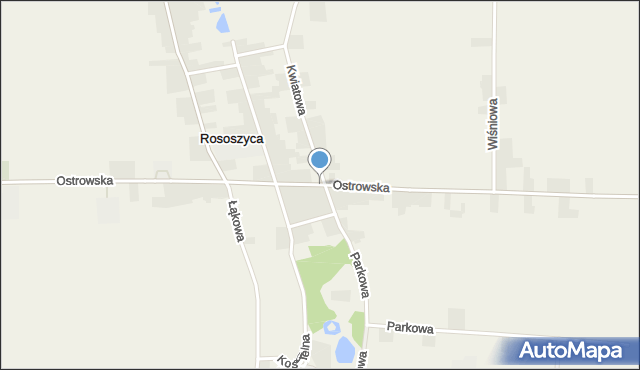 Rososzyca, Ostrowska, mapa Rososzyca