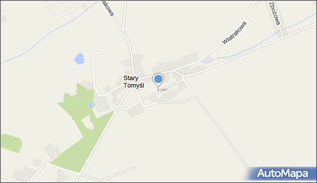 Stary Tomyśl, Osiedle Radosne, mapa Stary Tomyśl