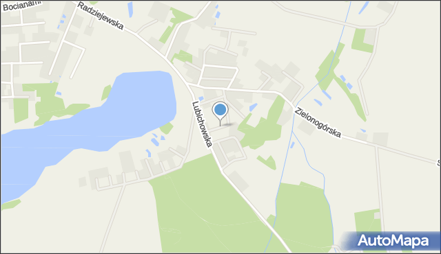 Szteklin, Osiedle Południowe, mapa Szteklin