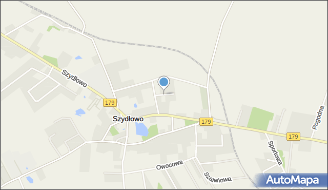 Szydłowo powiat pilski, Osiedle Zacisze, mapa Szydłowo powiat pilski
