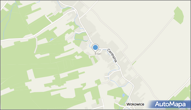 Wokowice, Osiedle Leśne, mapa Wokowice