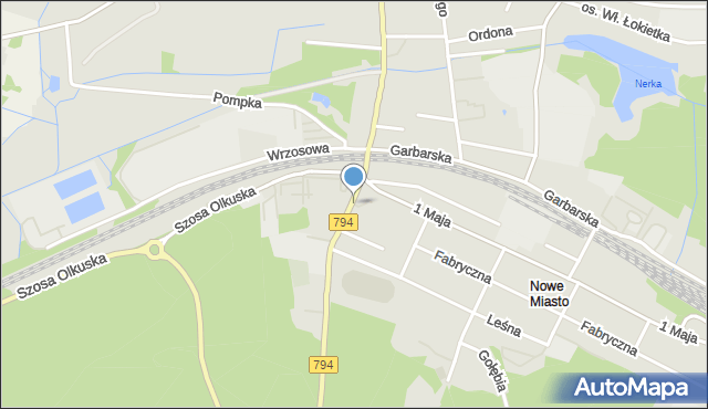 Wolbrom, Osiedle Skalska, mapa Wolbrom