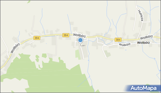 Wolibórz, Osiedle, mapa Wolibórz