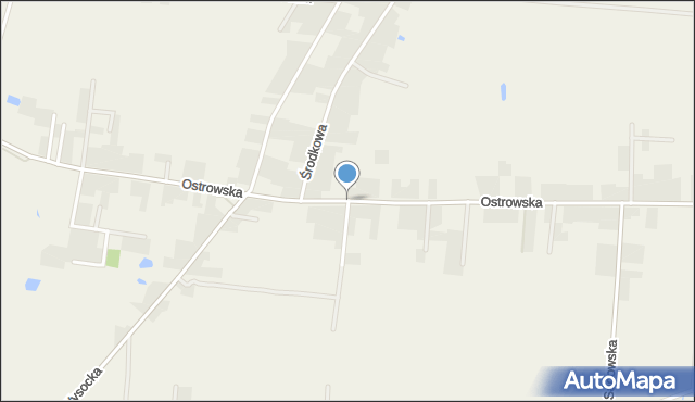 Wtórek gmina Ostrów Wielkopolski, Ostrowska, mapa Wtórek gmina Ostrów Wielkopolski