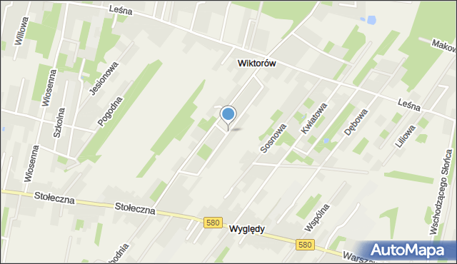 Wyględy, Osiedlowa, mapa Wyględy