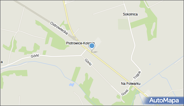 Zawichost, Ostrowiecka, mapa Zawichost