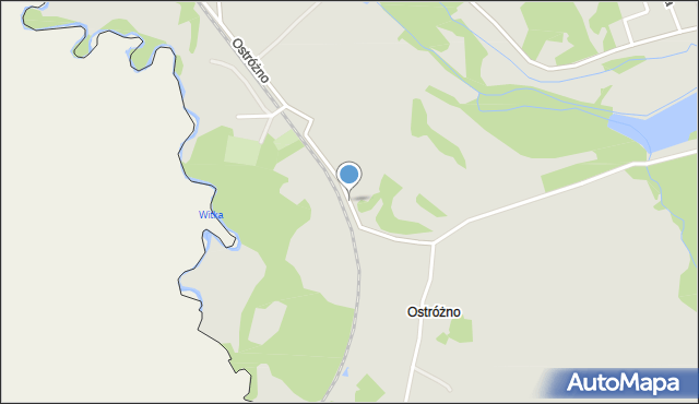 Zawidów, Ostróżno, mapa Zawidów