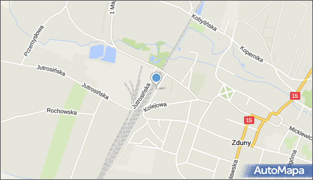 Zduny powiat krotoszyński, Osiedle Madalińskiego, mapa Zduny powiat krotoszyński