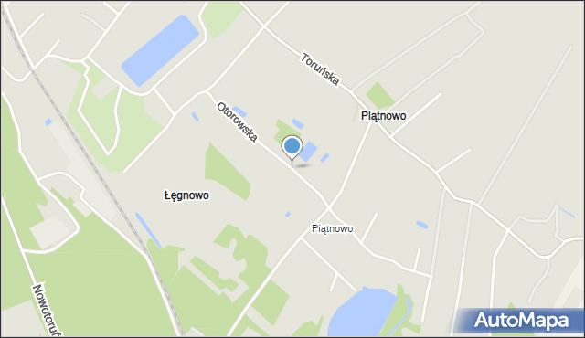 Bydgoszcz, Otorowska, mapa Bydgoszczy