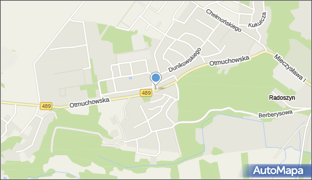 Nysa, Otmuchowska, mapa Nysy