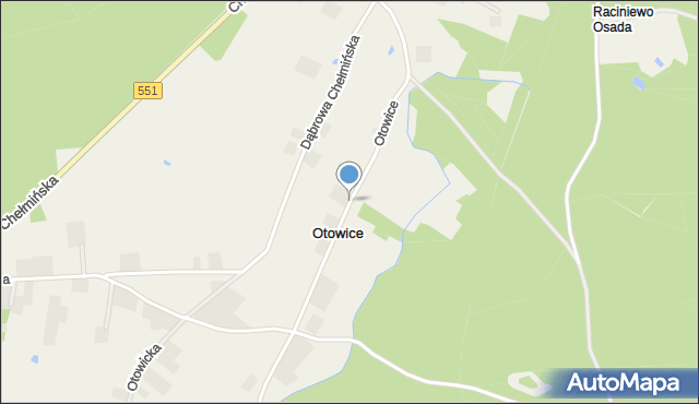 Otowice, Otowice, mapa Otowice