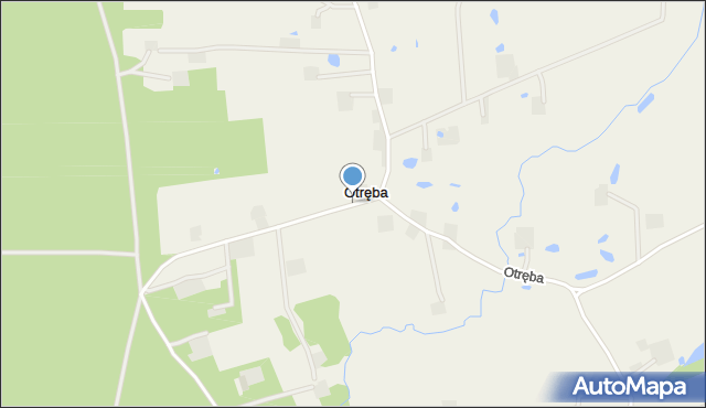 Otręba, Otręba, mapa Otręba