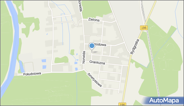 Bolechowo-Osiedle, Owocowa, mapa Bolechowo-Osiedle