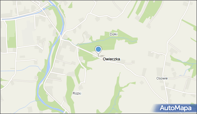 Owieczka, Owieczka, mapa Owieczka