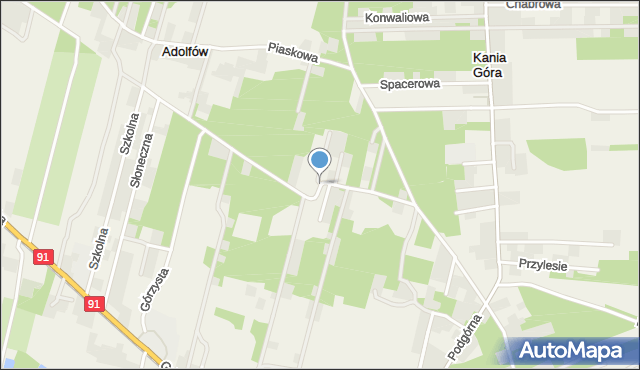 Adolfów gmina Zgierz, Ozorkowska, mapa Adolfów gmina Zgierz