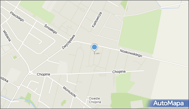Białogard, Paderewskiego Ignacego Jana, mapa Białogard