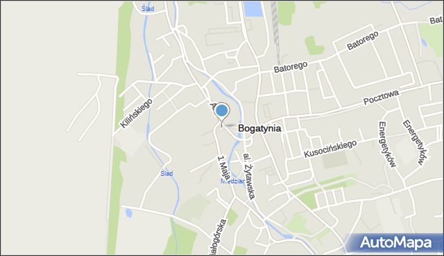 Bogatynia, Park Darczyńców Bogatyni, mapa Bogatynia