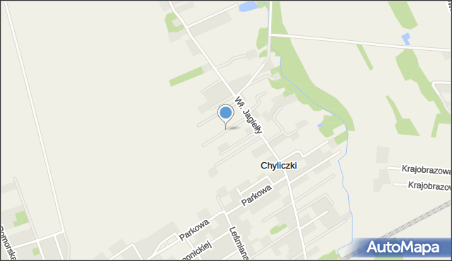 Chylice gmina Jaktorów, Pańska, mapa Chylice gmina Jaktorów