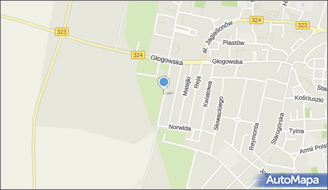 Góra, Paderewskiego Ignacego Jana, mapa Góra