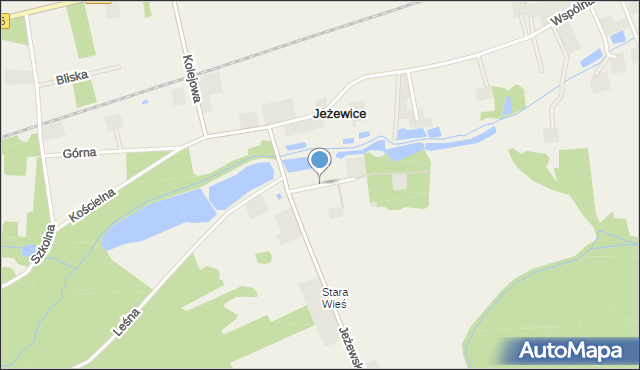 Jeżewice gmina Tarczyn, Parkowa, mapa Jeżewice gmina Tarczyn