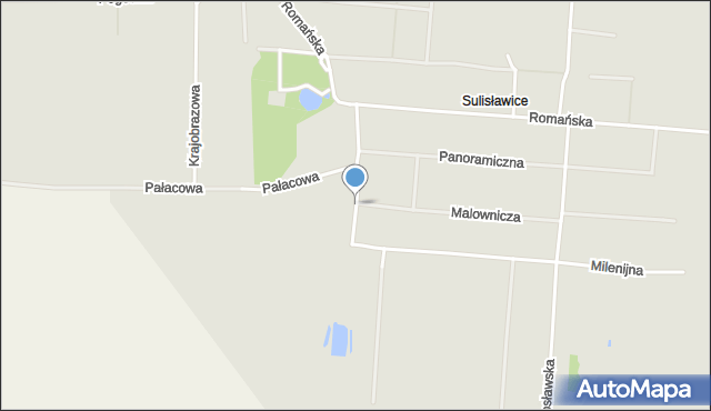 Kalisz, Pasieczna, mapa Kalisza