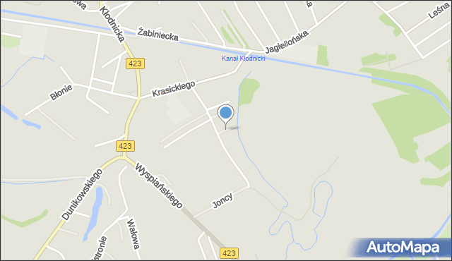 Kędzierzyn-Koźle, Papcia Chmiela, mapa Kędzierzyna-Koźle