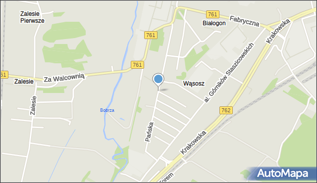 Kielce, Pańska, mapa Kielc