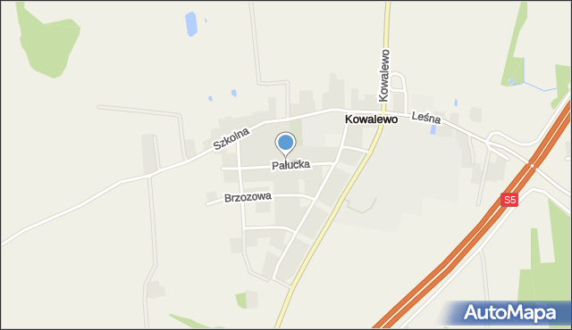 Kowalewo gmina Szubin, Pałucka, mapa Kowalewo gmina Szubin