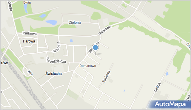 Łazieniec, Paderewskiego Ignacego Jana, mapa Łazieniec