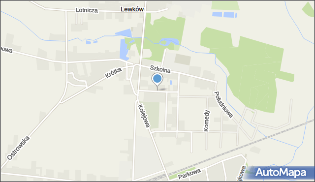 Lewków, Paderewskiego Ignacego Jana, mapa Lewków