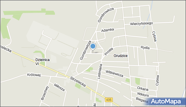 Opole, Parandowskiego Jana, mapa Opola