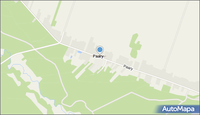 Paary, Paary, mapa Paary