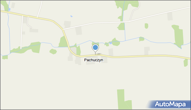 Pachuczyn, Pachuczyn, mapa Pachuczyn