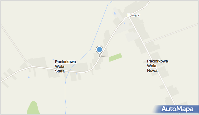 Paciorkowa Wola Stara, Paciorkowa Wola Stara, mapa Paciorkowa Wola Stara