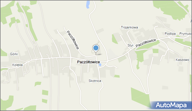 Paczółtowice, Paczółtowice, mapa Paczółtowice