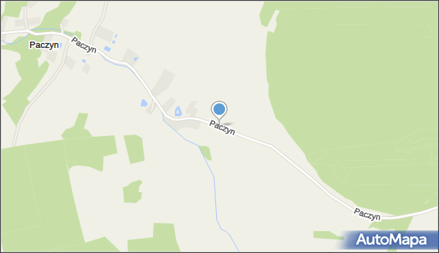 Paczyn, Paczyn, mapa Paczyn