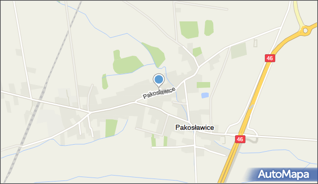 Pakosławice, Pakosławice, mapa Pakosławice