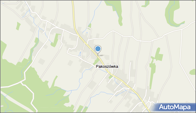 Pakoszówka, Pakoszówka, mapa Pakoszówka