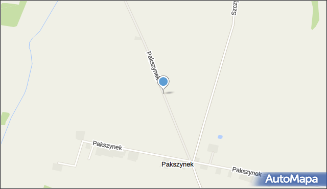 Pakszynek, Pakszynek, mapa Pakszynek