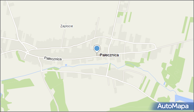 Pałecznica gmina Niedźwiada, Pałecznica, mapa Pałecznica gmina Niedźwiada