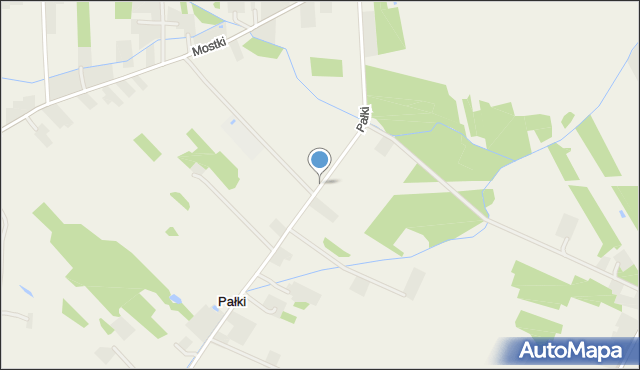 Pałki gmina Zwoleń, Pałki, mapa Pałki gmina Zwoleń