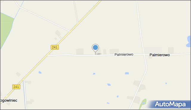 Palmierowo, Palmierowo, mapa Palmierowo