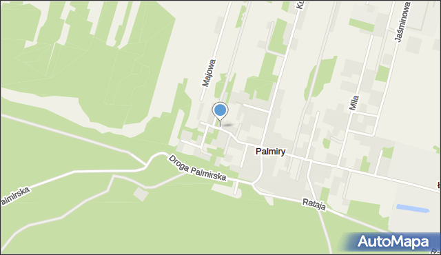 Palmiry, Palmiry, mapa Palmiry