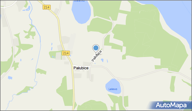Pałubice, Pałubice, mapa Pałubice