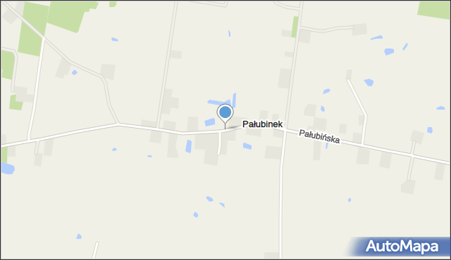 Pałubinek, Pałubinek, mapa Pałubinek